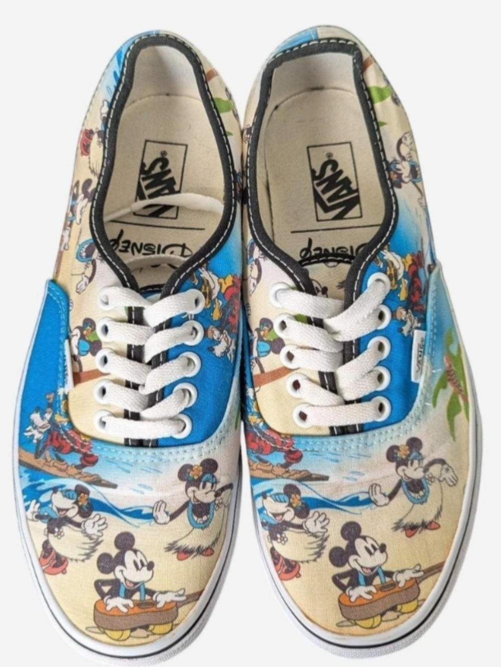 Vans X Disney Authentic Mickey Mouse Aloha‎ Sneakers Limited Edition 10 Size men - Picture 3 of 7